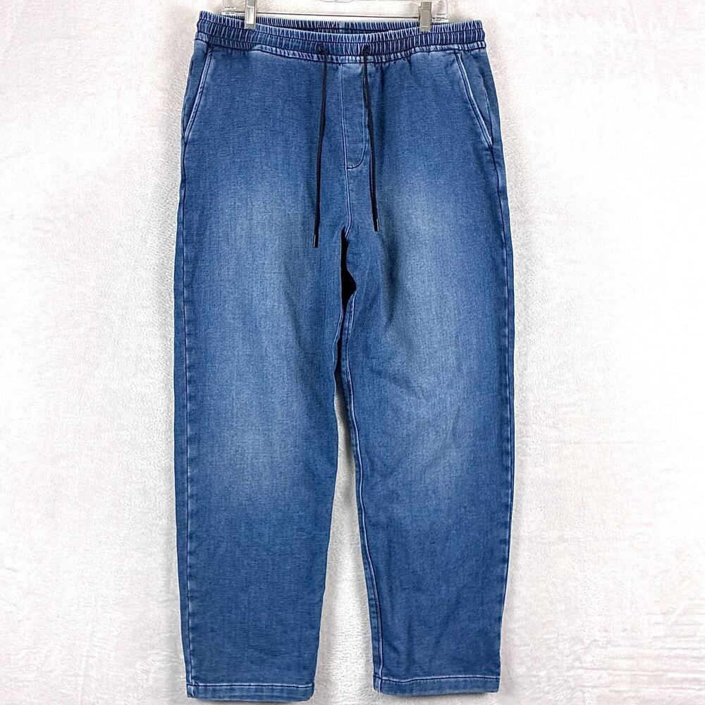 Rag & Bone Jeans Mens L Barstow Joggers Faded Pull On Drawstring Stretch Preppy